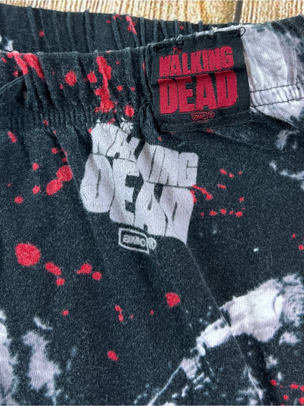 AMC The Walking Dead Zombie Pajama Lounge Sleep Pants Size Medium 2014 - Picture 9 of 9